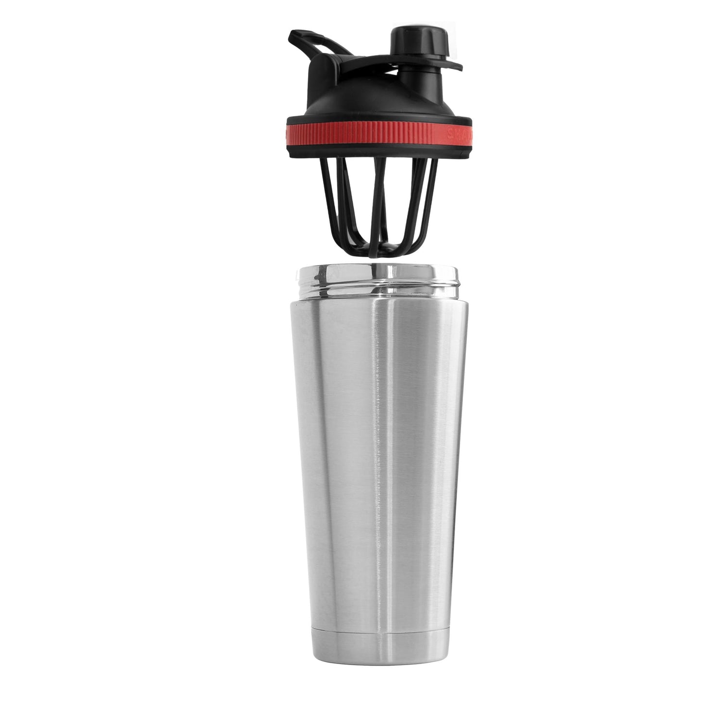 Vaso Shaker Doble Acero Inoxidable /Roja